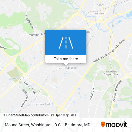 Mound Street map
