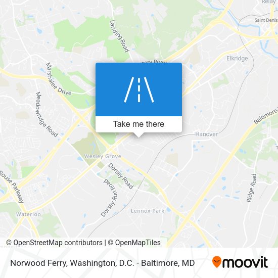 Mapa de Norwood Ferry