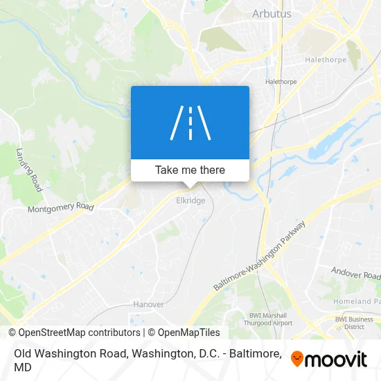 Old Washington Road map