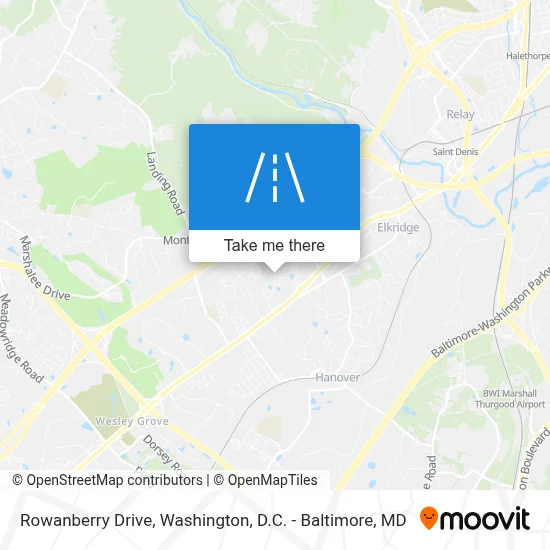Rowanberry Drive map