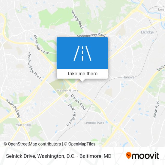 Selnick Drive map