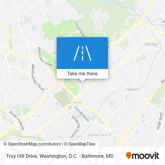 Troy Hill Drive map