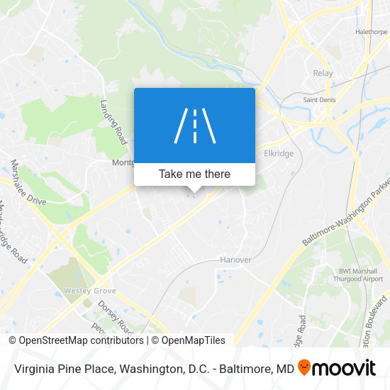 Mapa de Virginia Pine Place