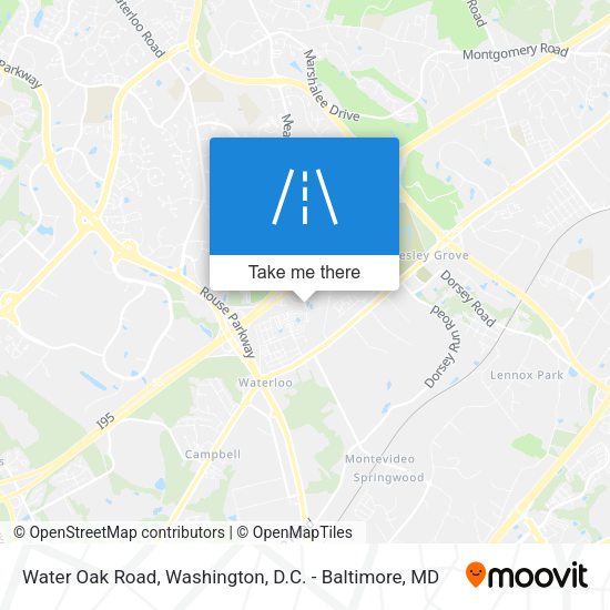 Water Oak Road map