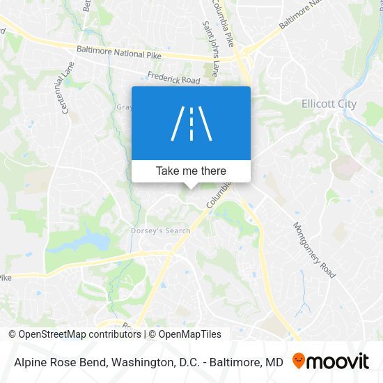 Alpine Rose Bend map