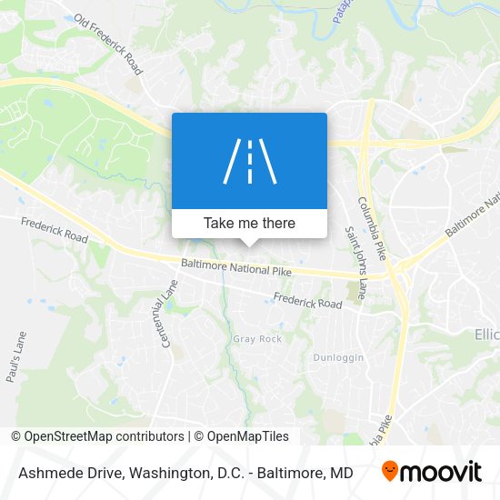 Ashmede Drive map