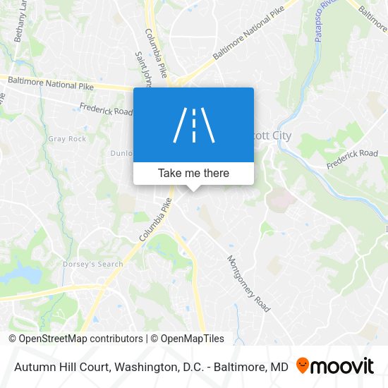 Autumn Hill Court map