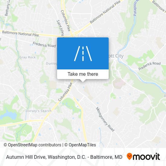 Autumn Hill Drive map