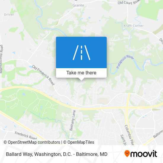 Ballard Way map