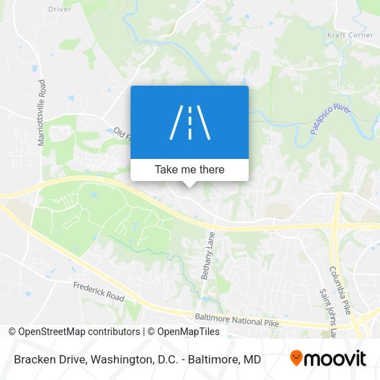 Bracken Drive map