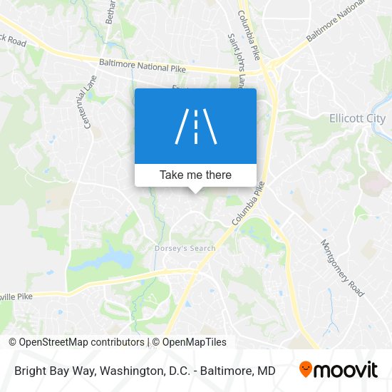 Bright Bay Way map