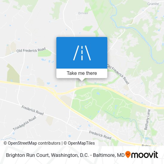 Mapa de Brighton Run Court
