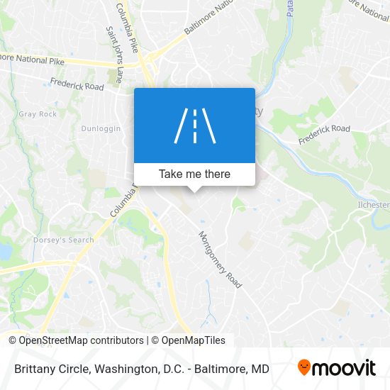 Brittany Circle map