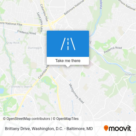 Brittany Drive map