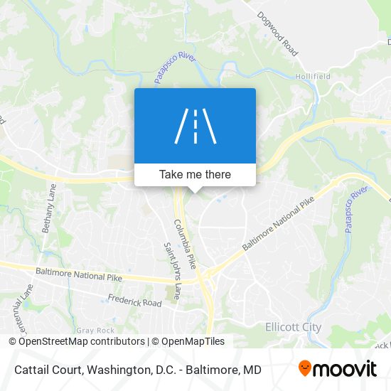 Cattail Court map