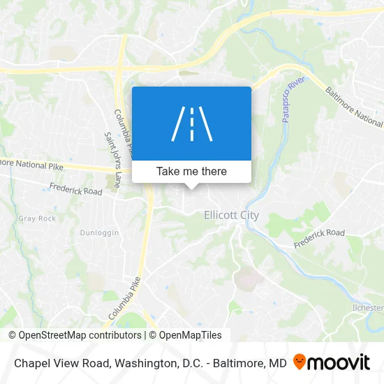 Chapel View Road map