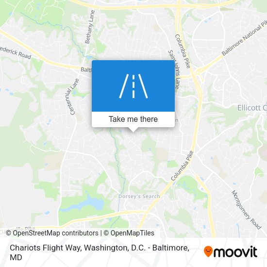 Mapa de Chariots Flight Way
