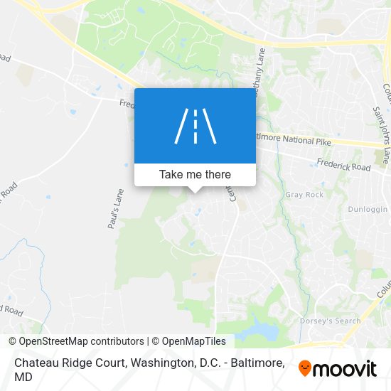 Chateau Ridge Court map