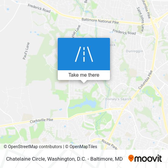Chatelaine Circle map