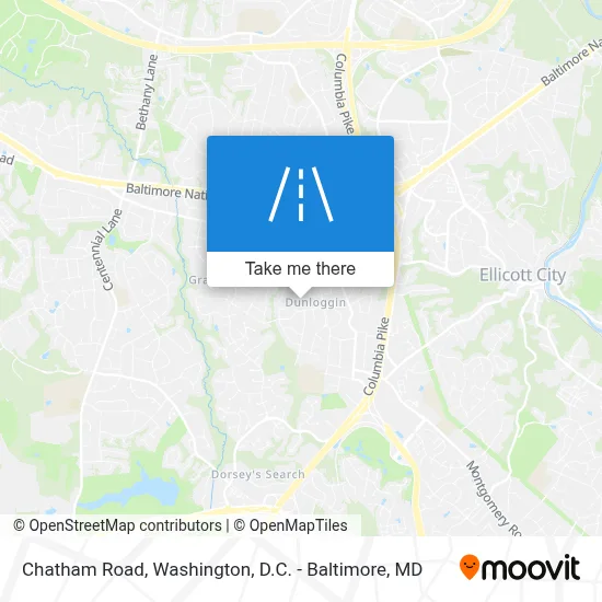 Chatham Road map