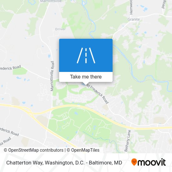 Chatterton Way map