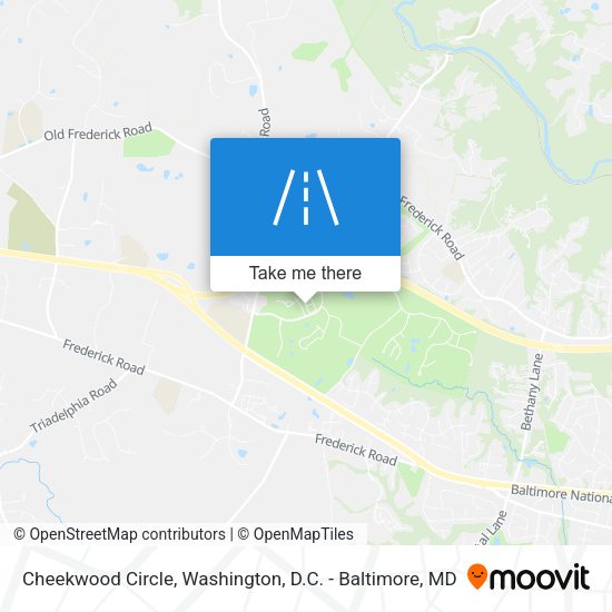 Mapa de Cheekwood Circle