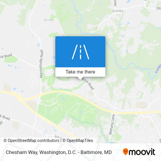 Mapa de Chesham Way
