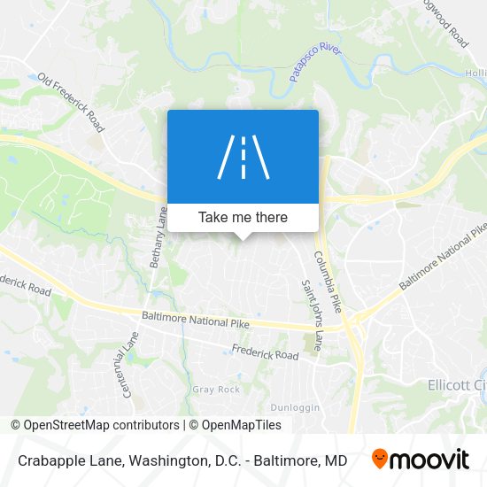 Crabapple Lane map