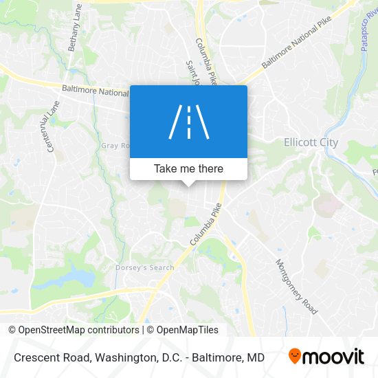 Crescent Road map