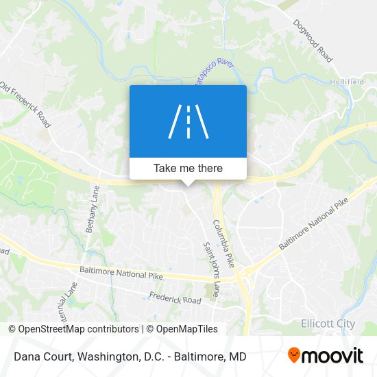 Mapa de Dana Court