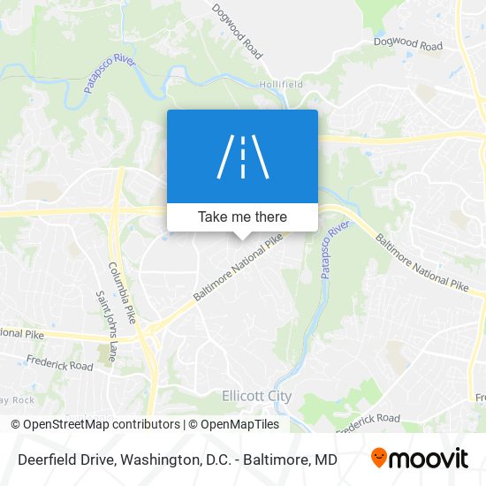 Deerfield Drive map