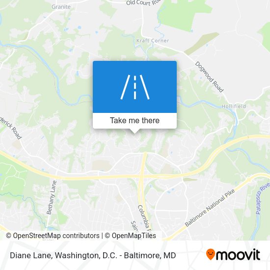 Mapa de Diane Lane