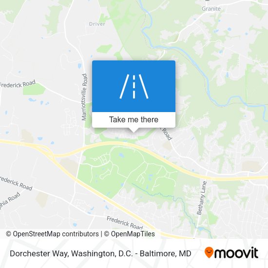 Mapa de Dorchester Way