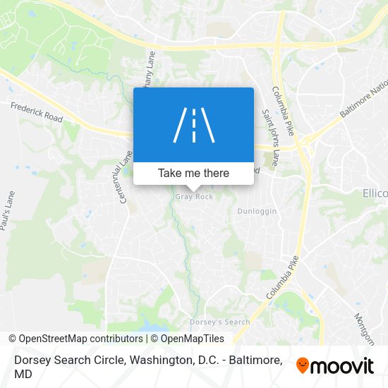 Dorsey Search Circle map