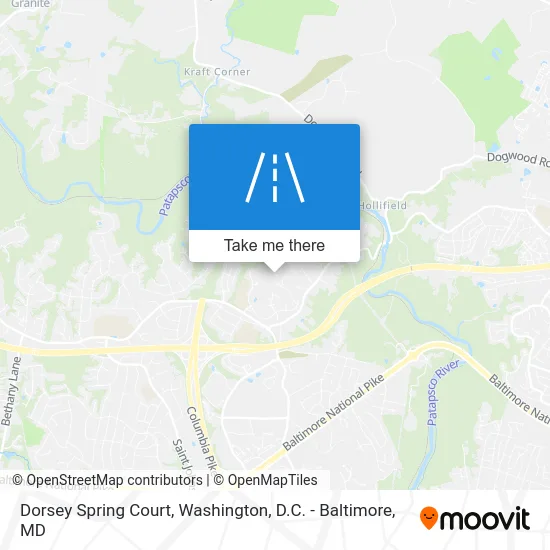 Dorsey Spring Court map