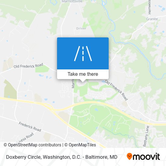Doxberry Circle map