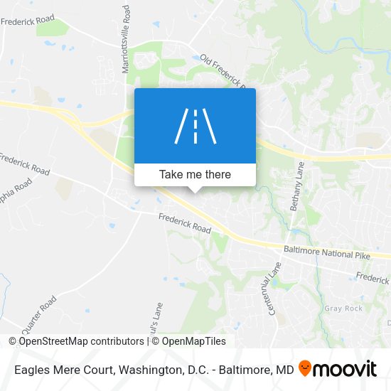 Mapa de Eagles Mere Court