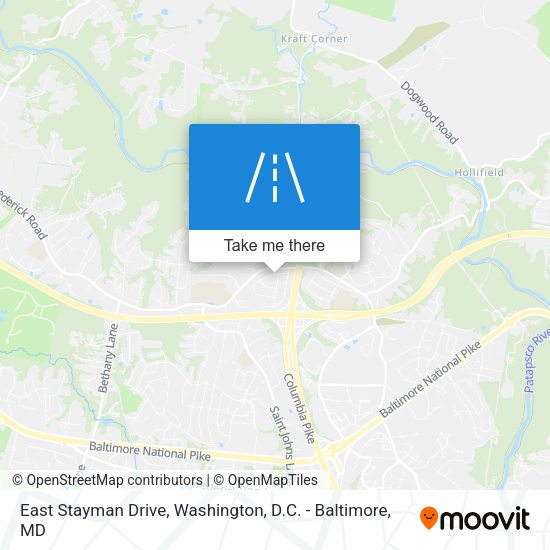East Stayman Drive map