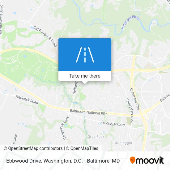 Mapa de Ebbwood Drive