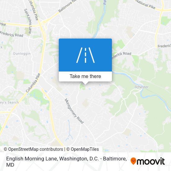 Mapa de English Morning Lane