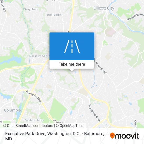 Mapa de Executive Park Drive