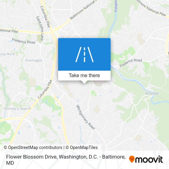 Flower Blossom Drive map