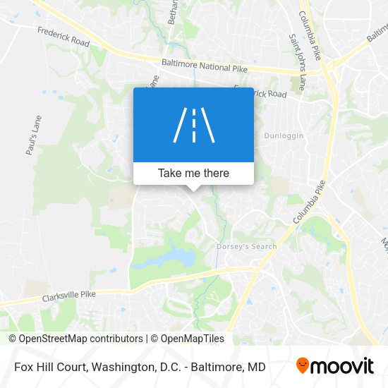 Fox Hill Court map