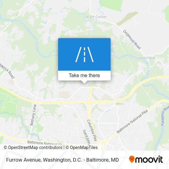 Mapa de Furrow Avenue