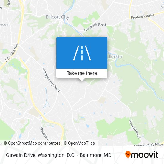 Gawain Drive map