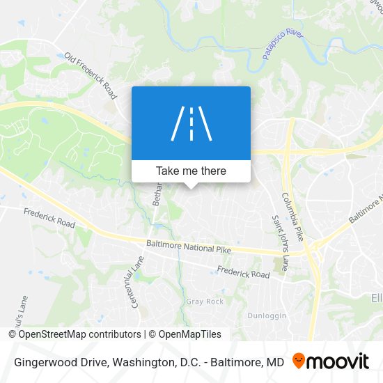 Gingerwood Drive map
