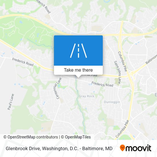 Glenbrook Drive map