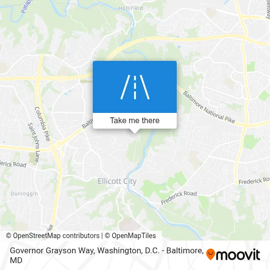 Governor Grayson Way map