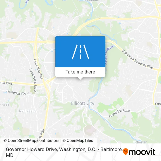 Governor Howard Drive map