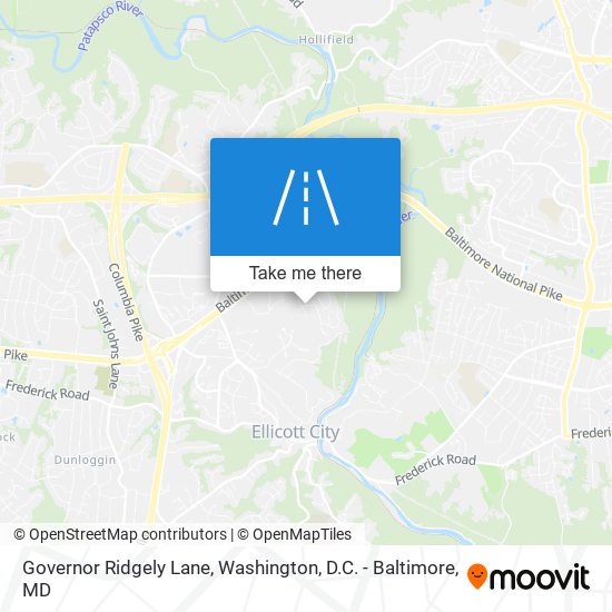 Mapa de Governor Ridgely Lane